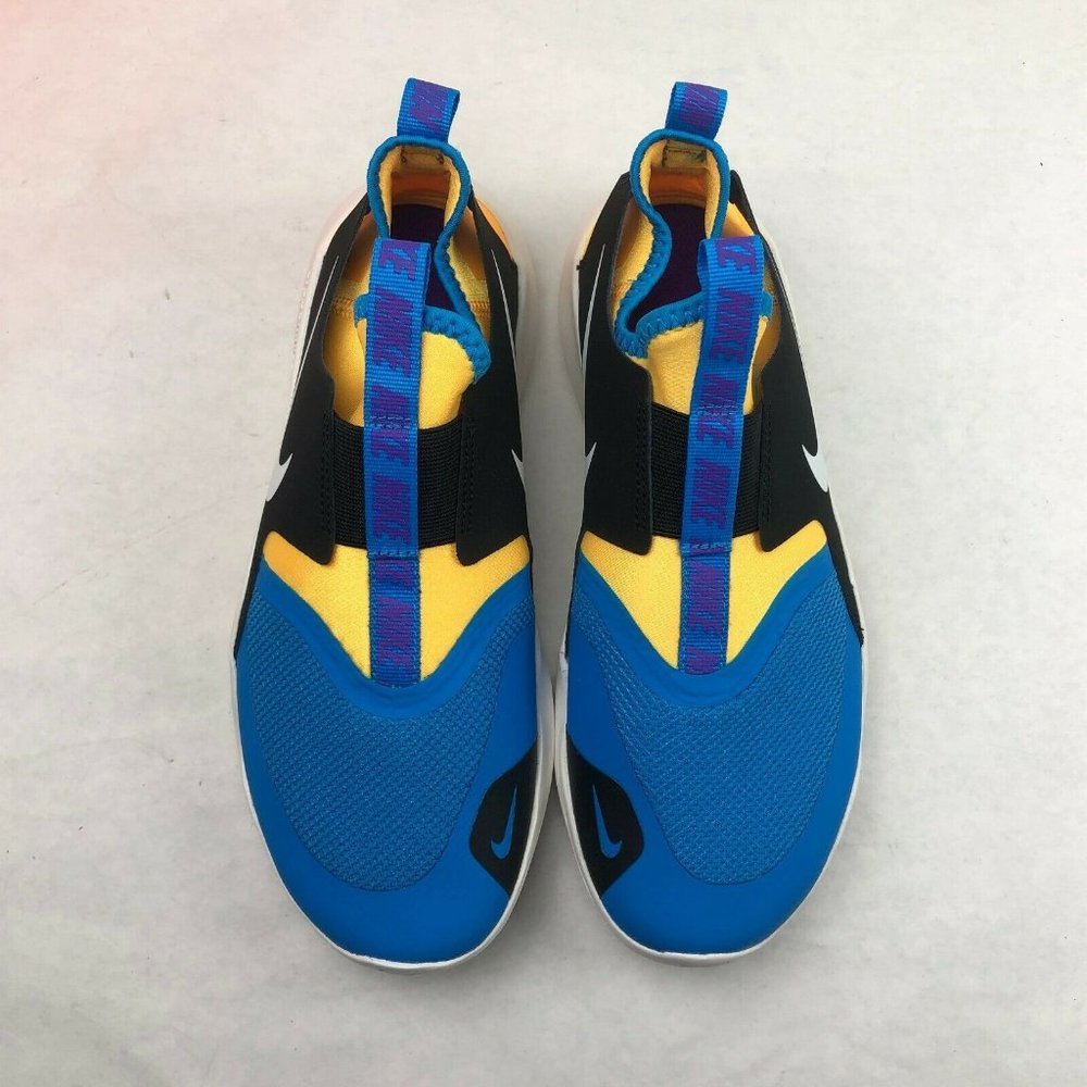 Nike Flex Runner Sneakers AT4662-401 Blue/Yellow - Picture 5 of 11